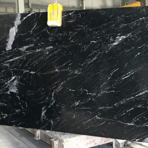 marine black polished slab