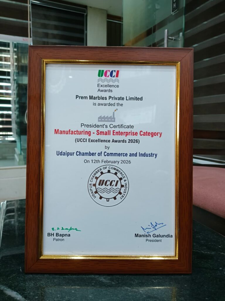 award winning company in the marble industry